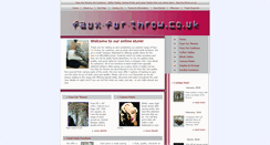 Desktop Screenshot of faux-fur-throw.co.uk