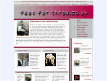 Tablet Screenshot of faux-fur-throw.co.uk